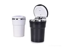Popelník do auta s LED osvětlením s víkem