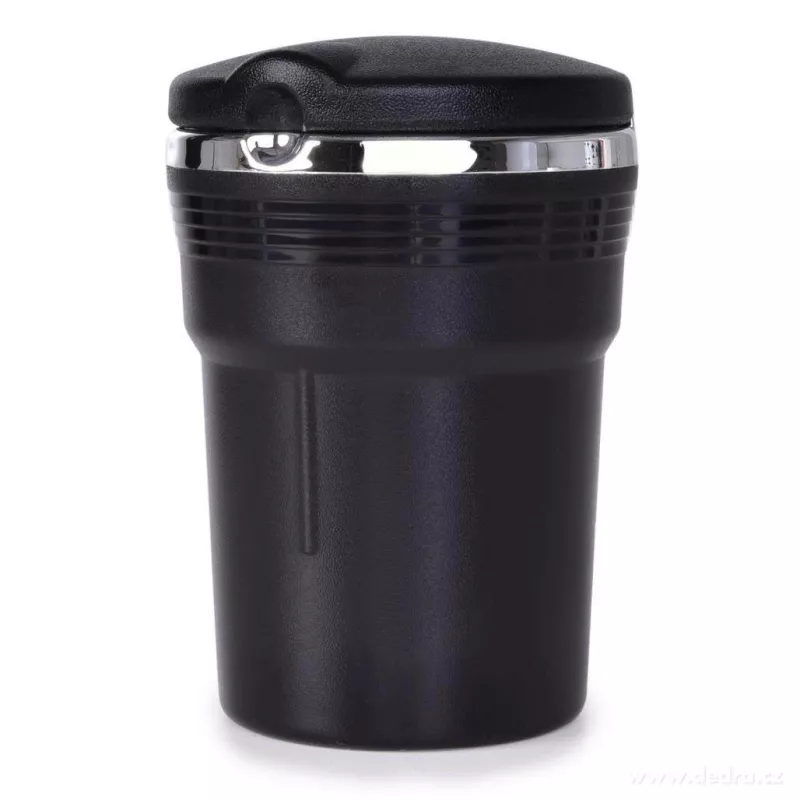 Popelník do auta s LED osvětlením s víkem