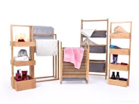 SKLÁDACÍ BAMBUSOVÝ REGÁL GoEco®