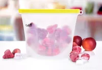 1500 ml DOŽIVOTNÍ SILISÁČEK opakovatelně použitelný silikonový sáček na potraviny GoEco®
