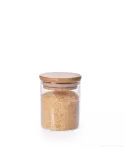 Skleněná dóza s bambusovým víkem BAMBOO & BOROSIL GLASS GoEco®