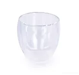 250 ml dvoustěnná TERMO sklenice BOROSIL DOUBLE-GLASS