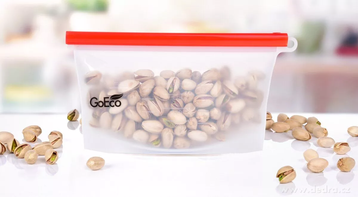500 ml DOŽIVOTNÍ SILISÁČEK opakovatelně použitelný silikonový sáček na potraviny GoEco®