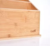 BAMBUSOVÝ ORGANIZÉR/POŘADAČ se 3 přihrádkami GoEco®