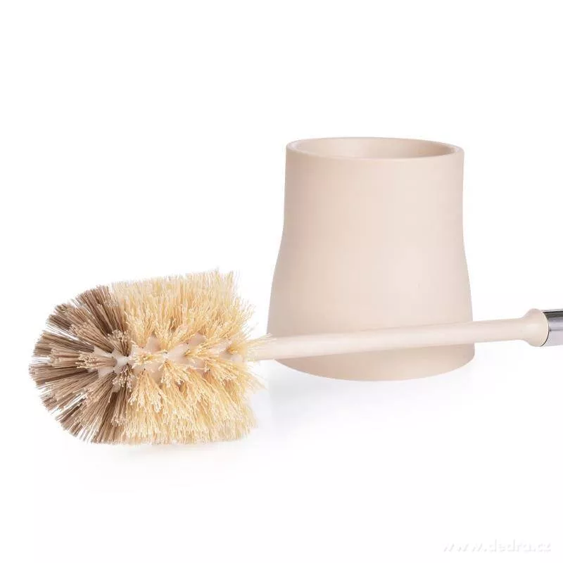 WC štětka volně stojící s rukojetí z bukového dřeva NATURAL LOOK