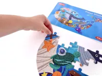 108 ks PUZZLE OCEÁN ve tvaru velryby