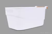 27 cm Elegantní organizér s bambusovým madlem