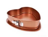 30 cm DORTOVÁ rozkládací forma SRDCE, BIOPAN® GOLD