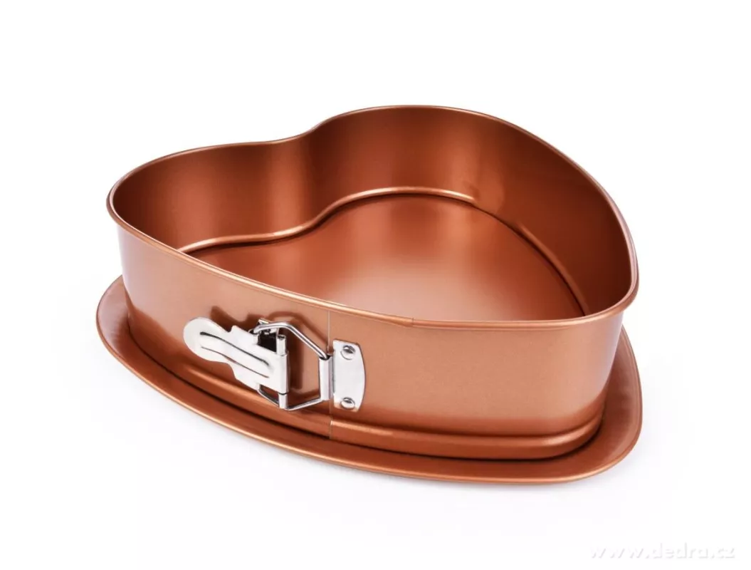 30 cm DORTOVÁ rozkládací forma SRDCE, BIOPAN® GOLD