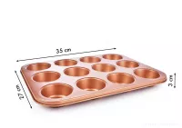 35 cm FORMA NA MUFFINY 12 ks, BIOPAN® GOLD