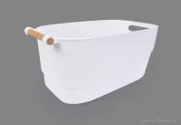 40 cm Elegantní organizér s bambusovým madlem