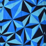 Multifunkční šátek modré origami