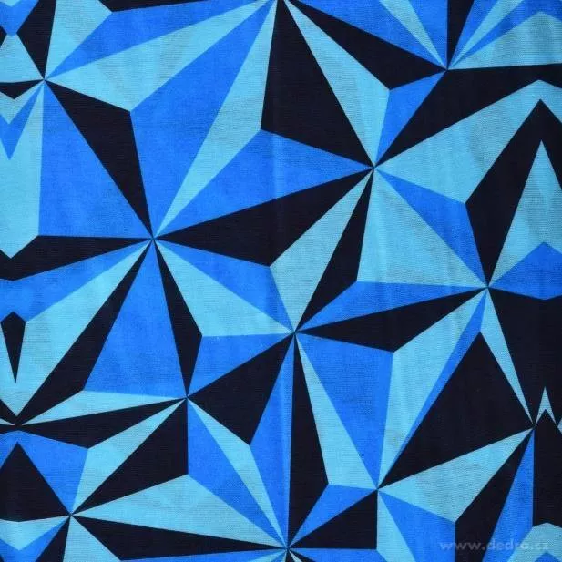 Multifunkční šátek modré origami