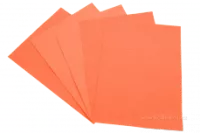 Luxusní balící papír oranžový 5 archů: 64 x 64 cm