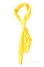 Šifónový šátek XXL trendy žlutý 95 x 95 cm
