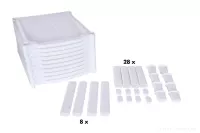 10 patrový vysoký regál na boty/botník,