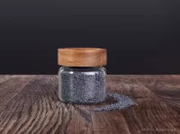 Skleněná dóza s akáciovým víkem ACACIA & BOROSIL GLASS GoEco®