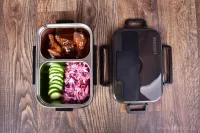 2v1 NEREZ JÍDLOTRANSPORTÉR, BENTO BOX na přenášení jídla