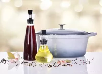 300 ml KARAFA na olej/ocet/dresing, z borosilikátového skla