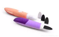 Nehtopilník 3v1 bateriový pilník a leštička lososový