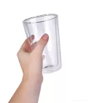 400 ml dvoustěnná TERMO sklenice BOROSIL