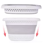 50 cm univerzální skládací koš se dvěma madly na přenášení