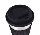 500 ml nerezový hrnek KELIMÉRO® se silikonovým páskem a víčkem