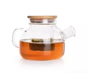 750 ml 3v1 skleněná čajová konvice + keramický ohřívač, BOROSIL GLASS