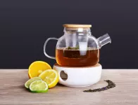750 ml 3v1 skleněná čajová konvice + keramický ohřívač, BOROSIL GLASS