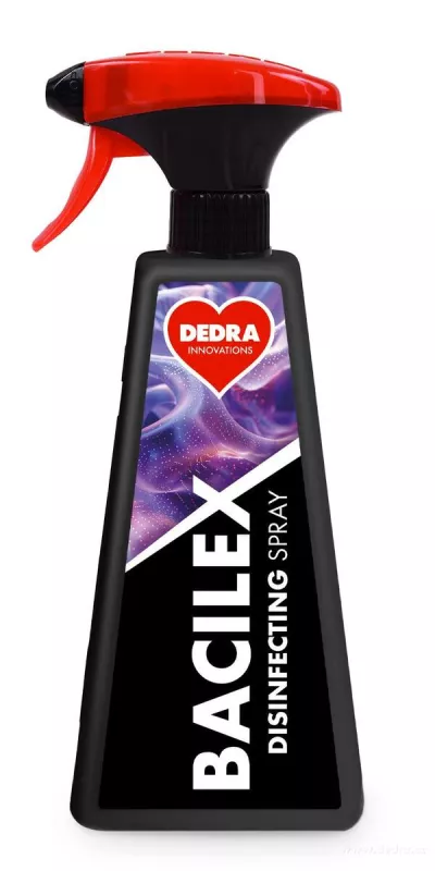 Dezinfekční spray na hladké povrchy, 71 % alkoholu, BACILEX® DISINFECTING SPRAY