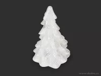 19 cm vosková svítící LED dekorace STROMEK