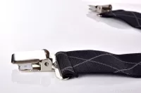 5 cm široké šle / kšandy do X s uchycením na kovové klipy