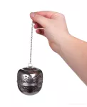 6,5 cm vajíčko/nerezové sítko na koření, závěsné