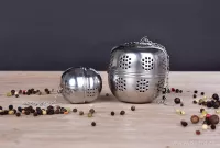 6,5 cm vajíčko/nerezové sítko na koření, závěsné