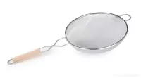 Cedník s dvojitým sítem z nerez oceli