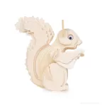 10,5 cm 3D skládací dřevěná stavebnice VEVERKA