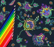 12 ks NEONOVĚ SVÍTIVÉ umělecké pastelky nejvyšší kvality,