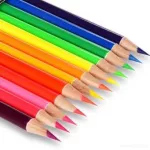 12 ks NEONOVĚ SVÍTIVÉ umělecké pastelky nejvyšší kvality,