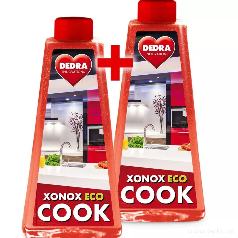 2 ks EKO intenzivní čistič na kuchyně a mastnotu XONOX ECO COOK náhradní náplně, bez rozprašovače