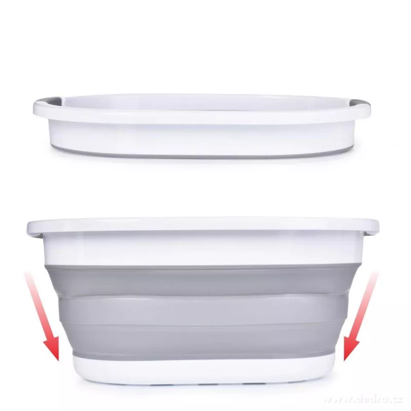 23 L skládací víceúčelová vana/lavor/přepravka COMPACTOR