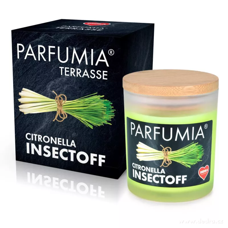 250 ml sójová vonná EKO svíce, CITRONELLA INSECTOFF, PARFUMIA®