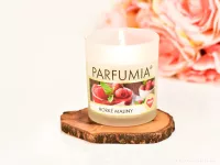 Sójová vonná EKO svíce PARFUMIA®, HORKÉ MALINY
