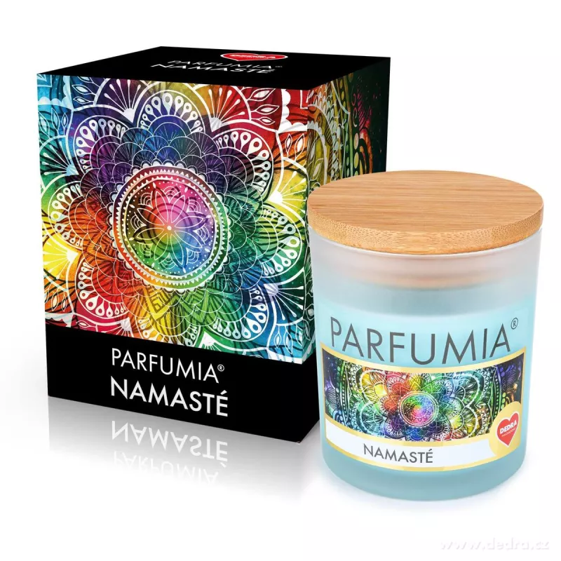 Sójová vonná EKO svíce PARFUMIA®, NAMASTÉ