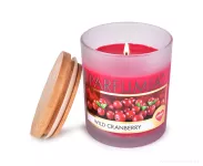 Sójová vonná EKO svíce PARFUMIA® šťavnatá brusinka, WILD CRANBERRY