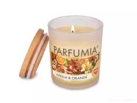 Sójová vonná EKO svíce PARFUMIA®, VANILLA & ORANGE