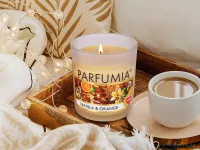 Sójová vonná EKO svíce PARFUMIA®, VANILLA & ORANGE