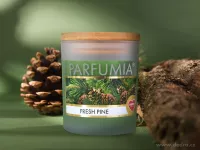 Sójová vonná EKO svíce PARFUMIA® vůně vánočního stromu, FRESH PINE