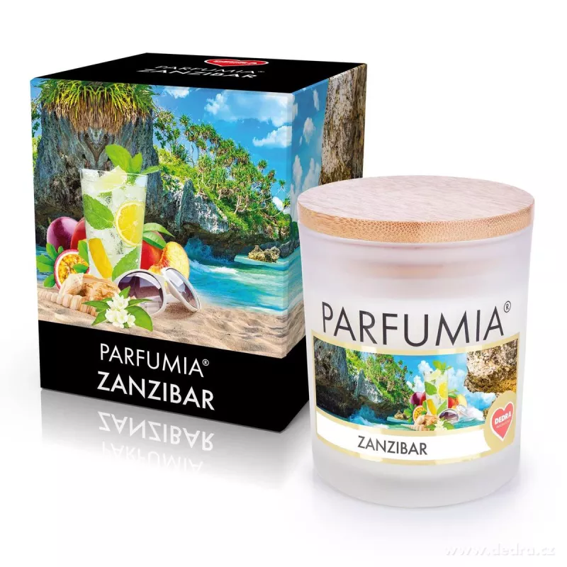 Sójová vonná EKO svíce PARFUMIA® ZANZIBAR