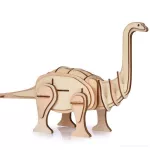 35 cm 3D skládací dřevěná stavebnice DINOSAURUS