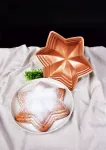 Pečící forma HVĚZDA, průměr 32 cm, BIOPAN® GOLD